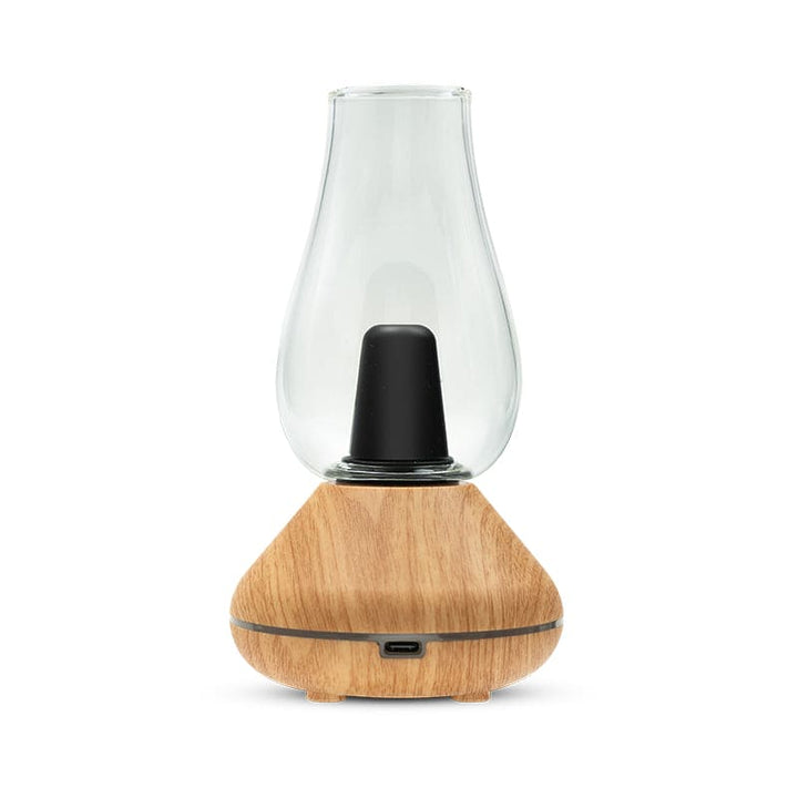 Back View of O.pen Sesh 510 Portable Electric Dab Rig in Oak