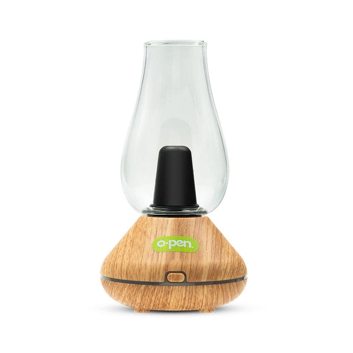 O.pen Sesh 510 Portable Electric Dab Rig Oak Front View
