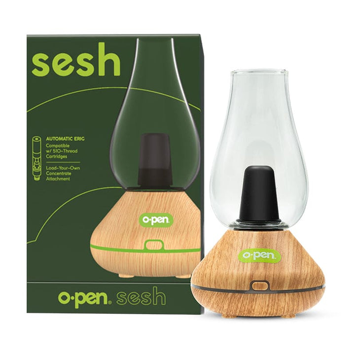 Packaging of O.pen Sesh 510 Portable Electric Dab Rig Oak