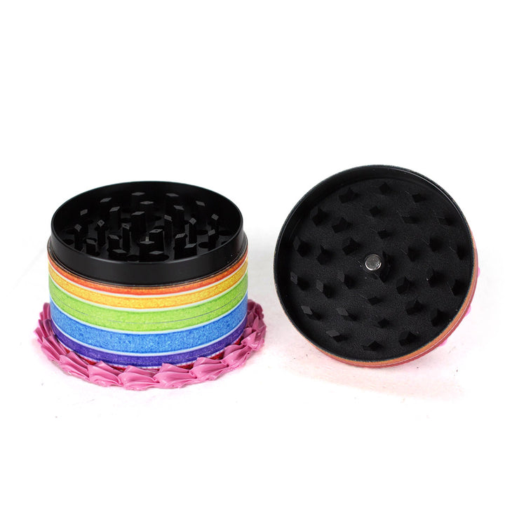 Peachy Rainbow Grinder Grinding Chamber