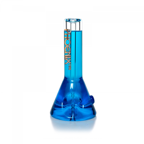 Phoenix Star Glycerin Chill Hand Pipe in vibrant blue