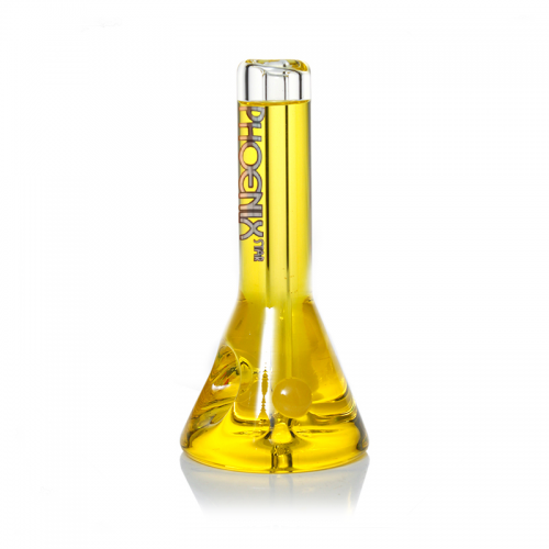 Phoenix Star Glycerin Chill Hand Pipe in bright yellow
