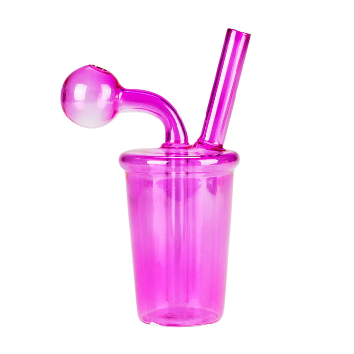 5 inch Coffee Cup Oil Burner Bong in vibrant neon colors – PILOTDIARY