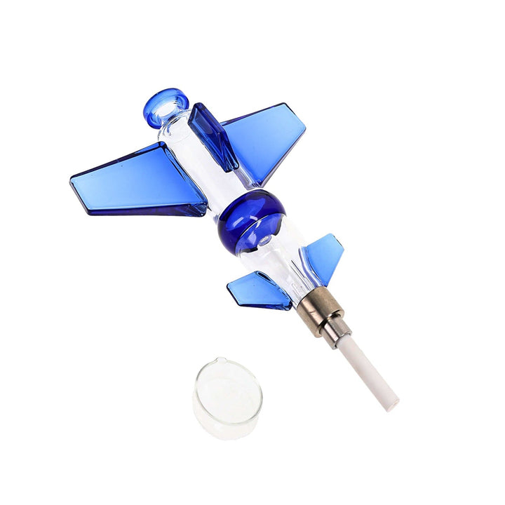 Plane Nectar Collector with Ceramic Tip in  blue - pilotdiary