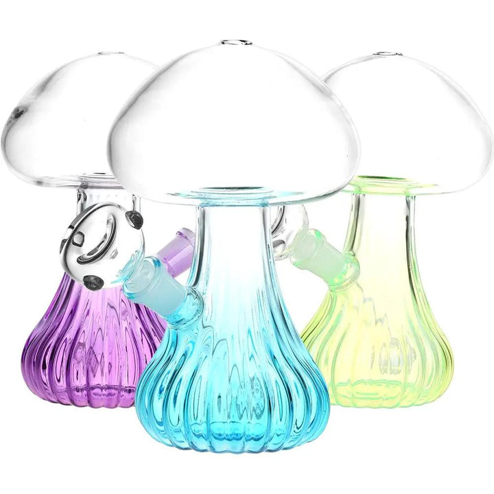 Pluming Mushroom Glass Water Pipe