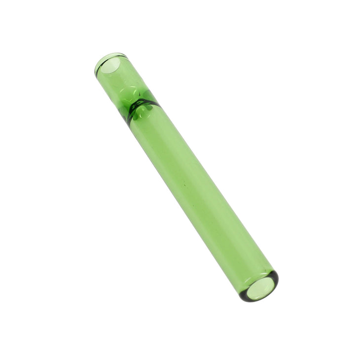 Pocket Dart Colored Glass One-Hitter Bat in green color