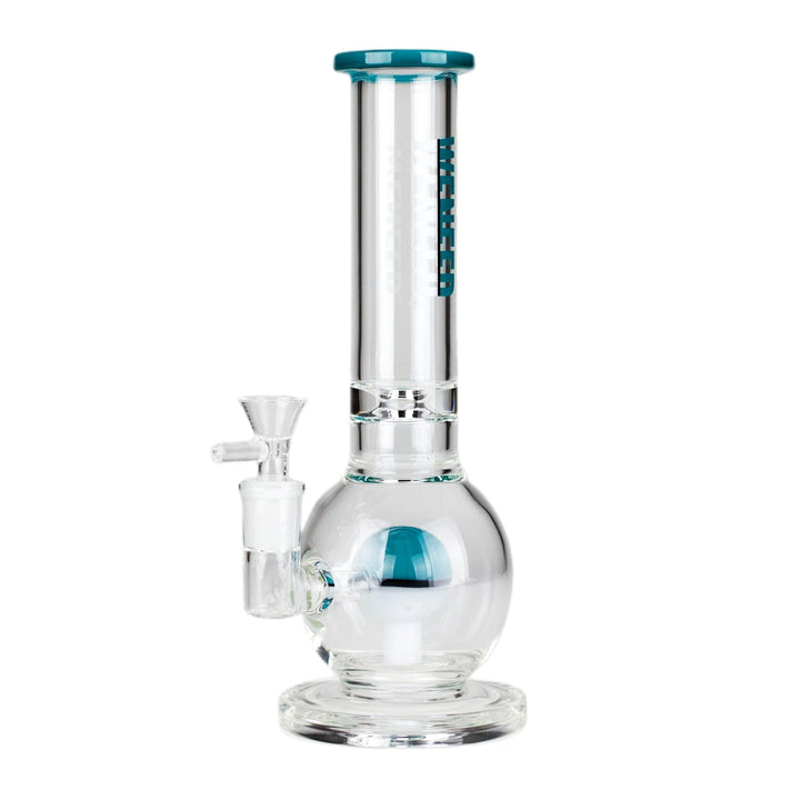 Green Pocket Orb Bong with orb perc and 14mm bowl piece
