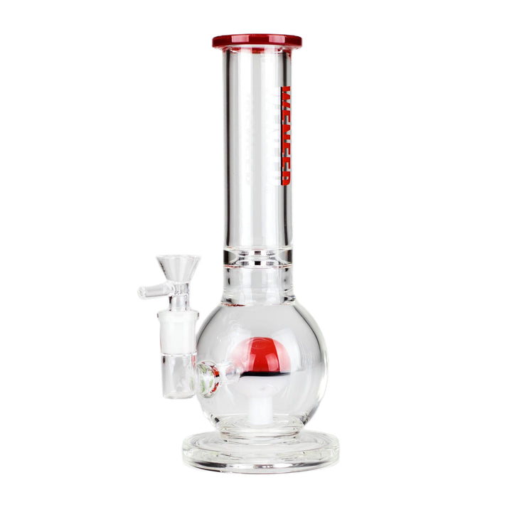 Red Pocket Orb Bong with orb perc and flat stable base - pilotdiary