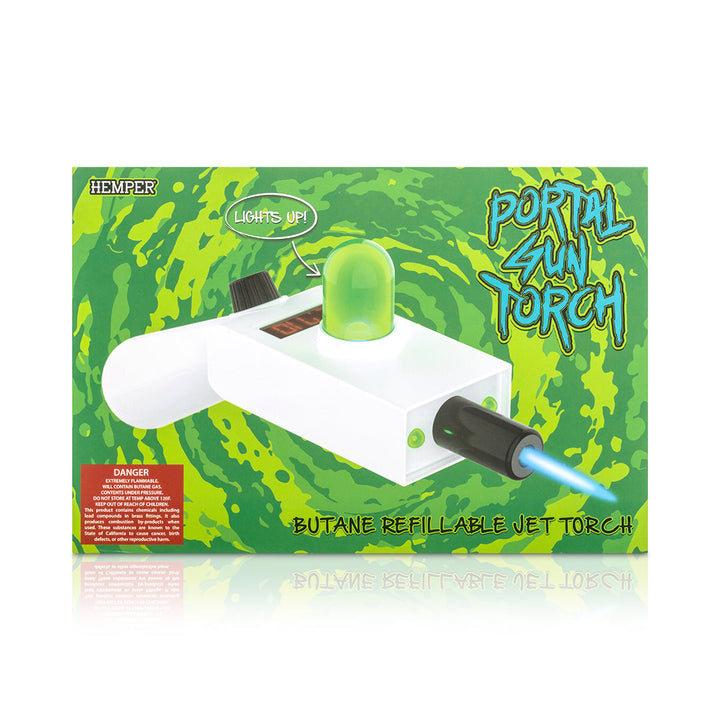 Portal Gun Torch Lighter packaging display