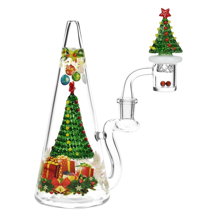 Presents Under the Tree Dab Rig Set | 8” Christmas Glass Rig – PILOTDIARY