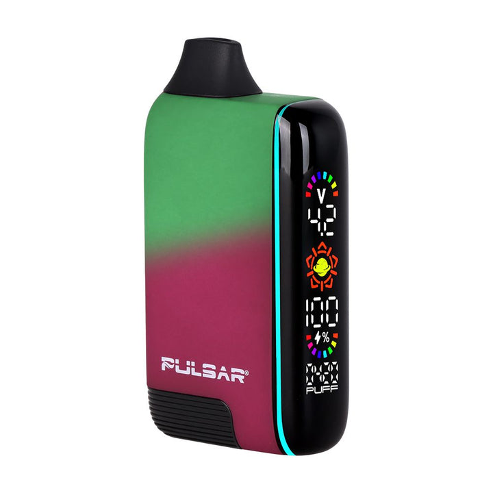 Pulsar 510 DL 5.0 Vape Bar in Fairy Fire color, front view with vibrant gradient finish