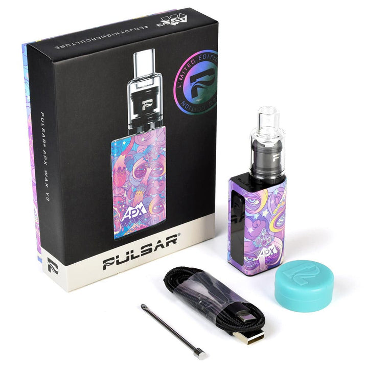 Pulsar APX Wax V3 Vaporizer Packaging Details