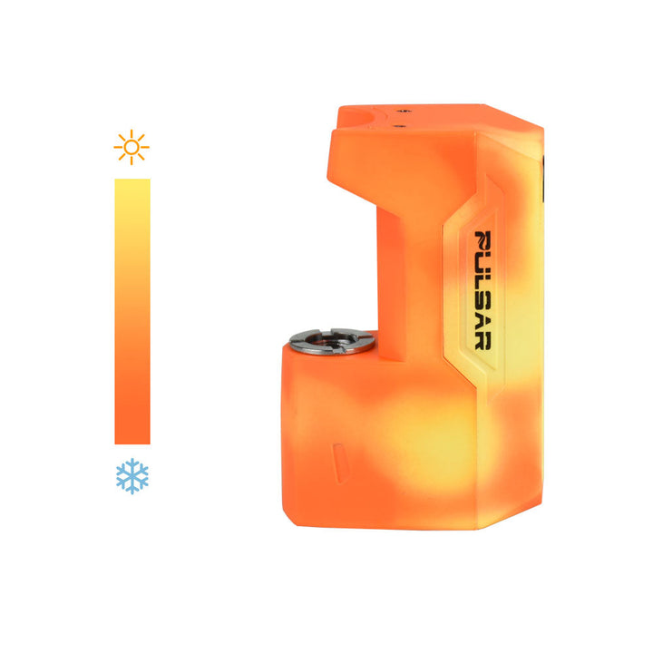 Pulsar GiGi H2O 510 Battery & Water Pipe Adapter with thermo orange-yellow color change