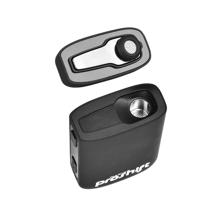 Pulsar ProShift Dry Herb Vaporizer showing USB-C charging port and compact design