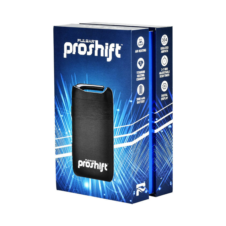Packaging of Pulsar ProShift Dry Herb Vaporizer
