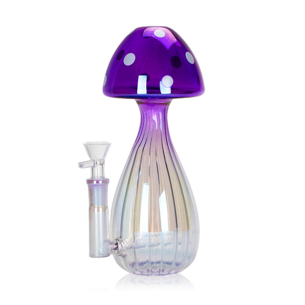 Purple Mushroom Bong 8.75" - pilotdiary