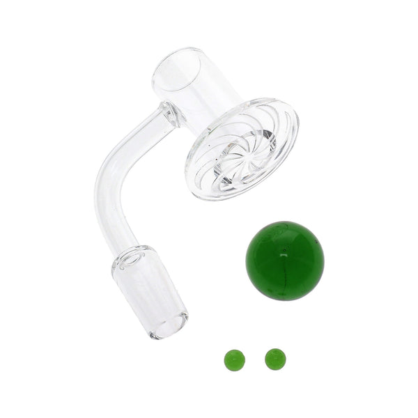 Quartz Domeless Terp Slurper Banger Kit – Green