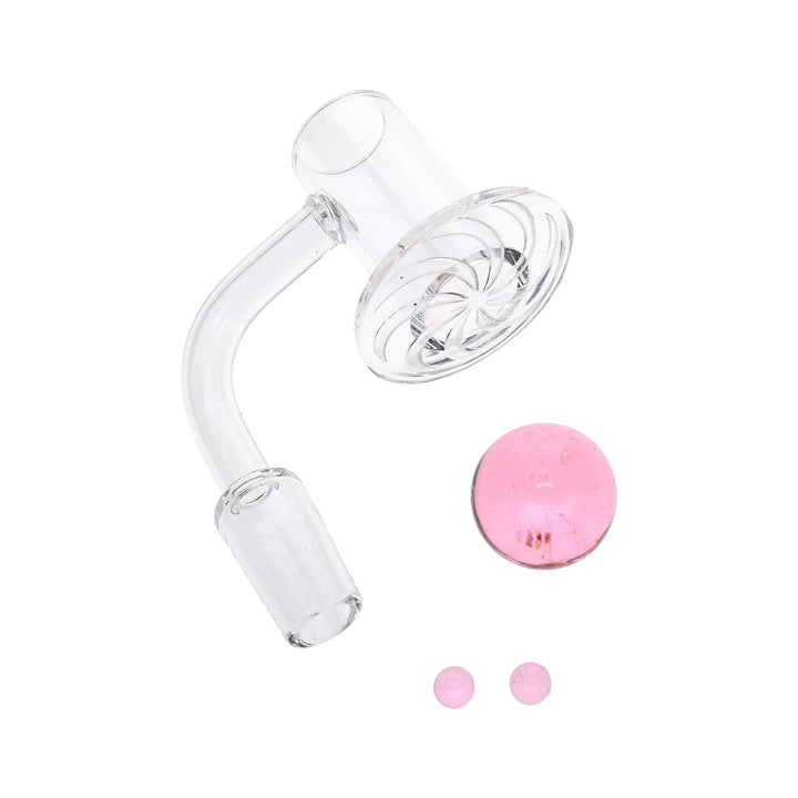 Quartz Domeless Terp Slurper Banger Kit – Pink