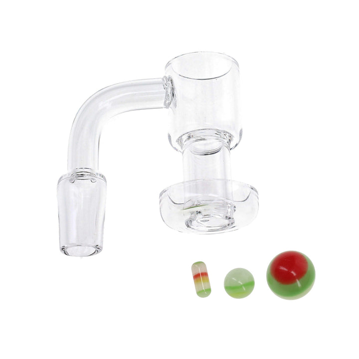 Quartz 14.5mm Male Slurp Terp Banger - inhalco