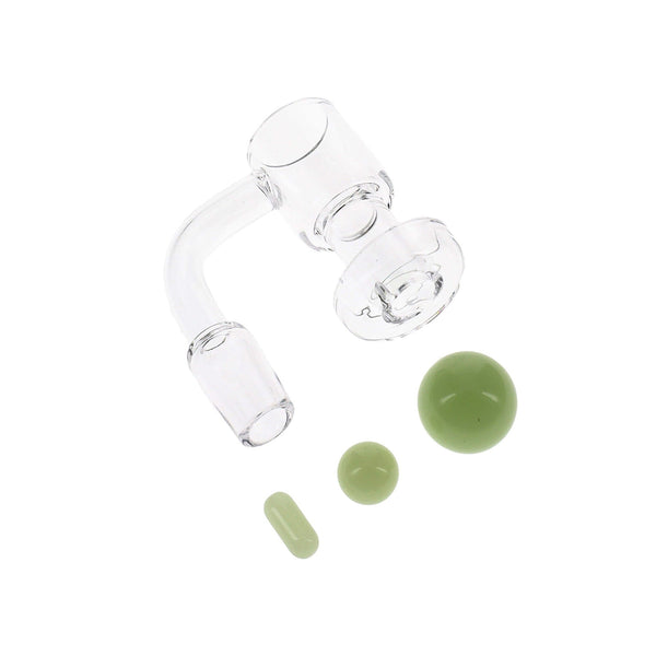 Quartz Terp Slurper Banger with Glow Beads