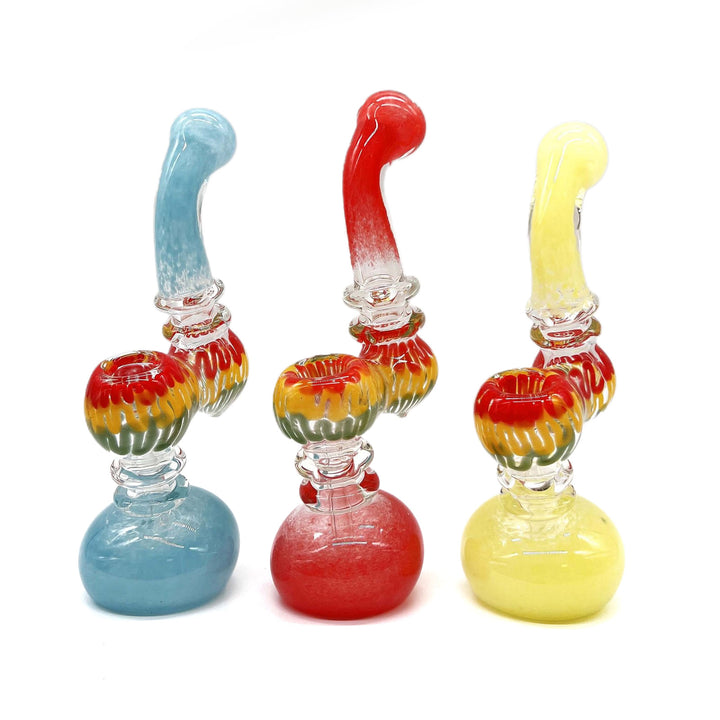 7-inch Rasta Bubbler Pipe