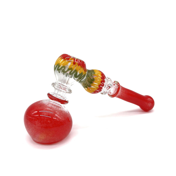 Rasta Bubbler Weed in red - PILOTDIARY