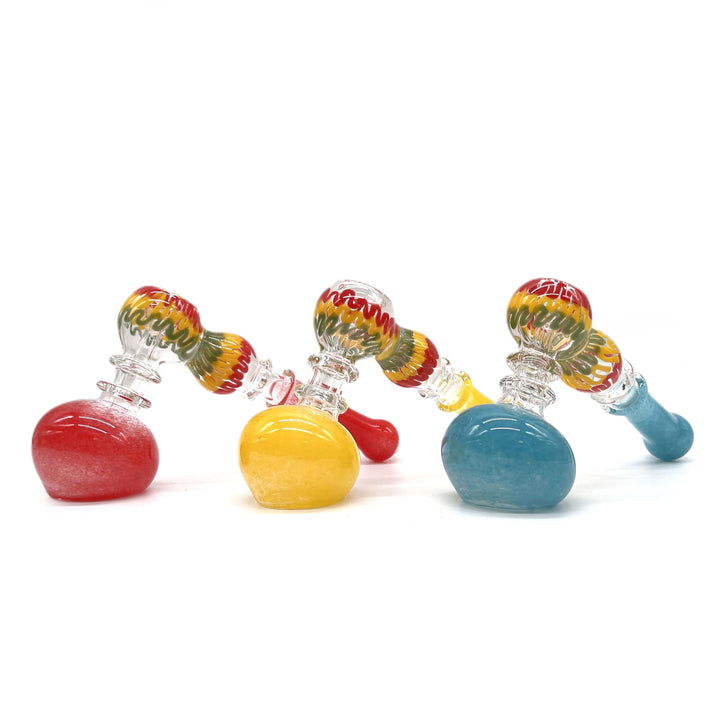 Rasta Glass Bubbler Weed