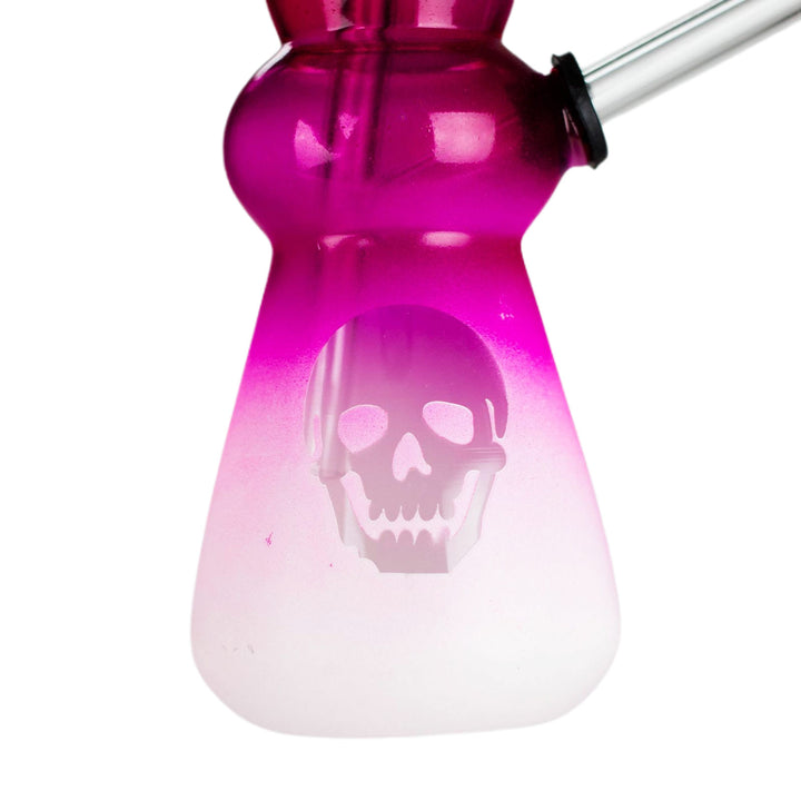 Round bottom base of Skull Glass Oil Burner Pipe for stable use