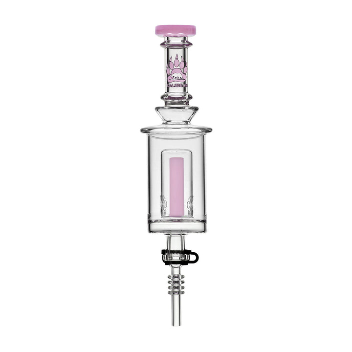 Seed Of Life Perc Glass Nectar Straw in Milky Pink