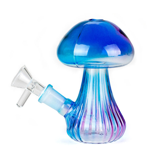 Shroom Bloom Mini Bong in blue color