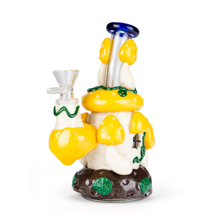 Shroomhaus Mini Mushroom Water Bong in Yellow