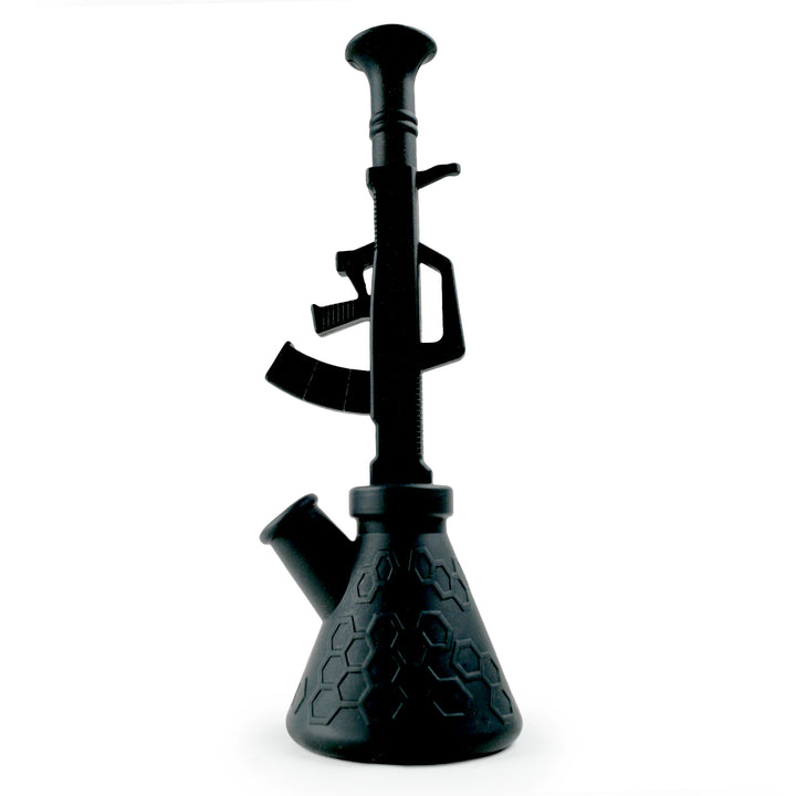 Black Silicone AK-47 Bong