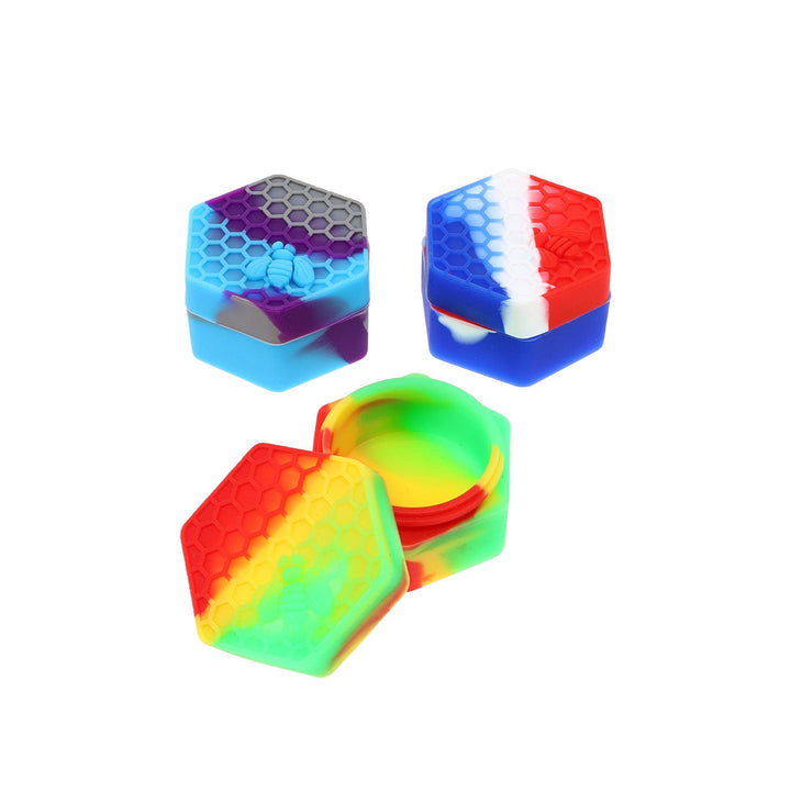 Silicone Hexagon Dab Container