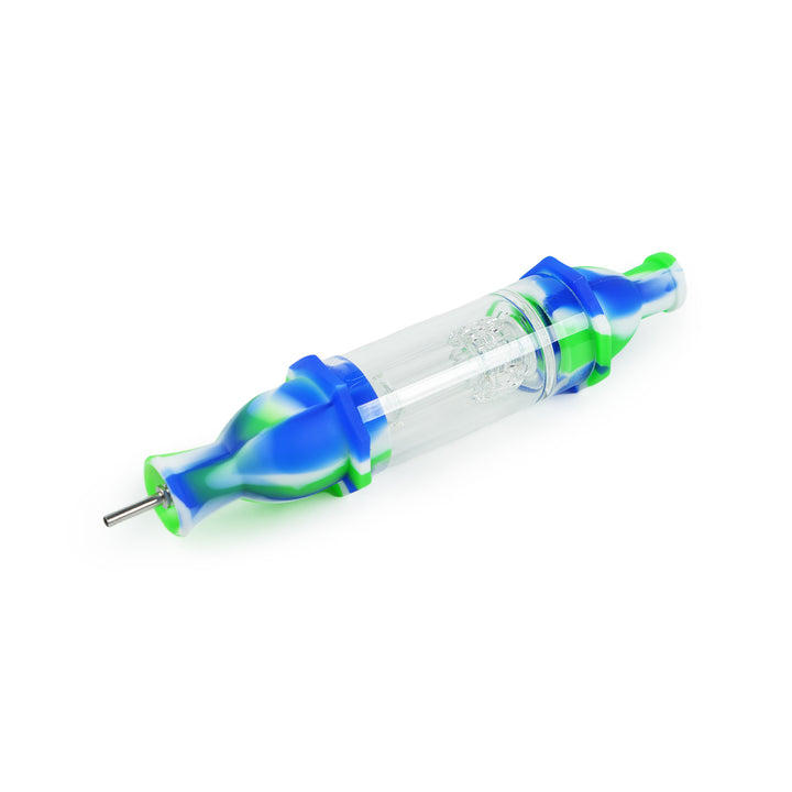 Silicone Nectar Collector Dab Straw in Blue Green White  color