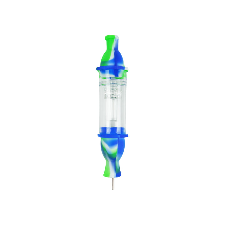 Blue Green White Silicone Nectar Collector Dab Straw