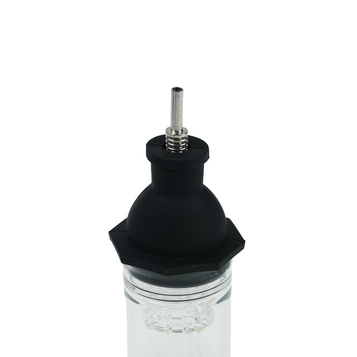 Black Silicone Nectar Collector Dab Straw with Steel Tip