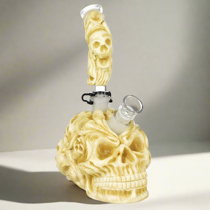 sugar skull water pipe bong