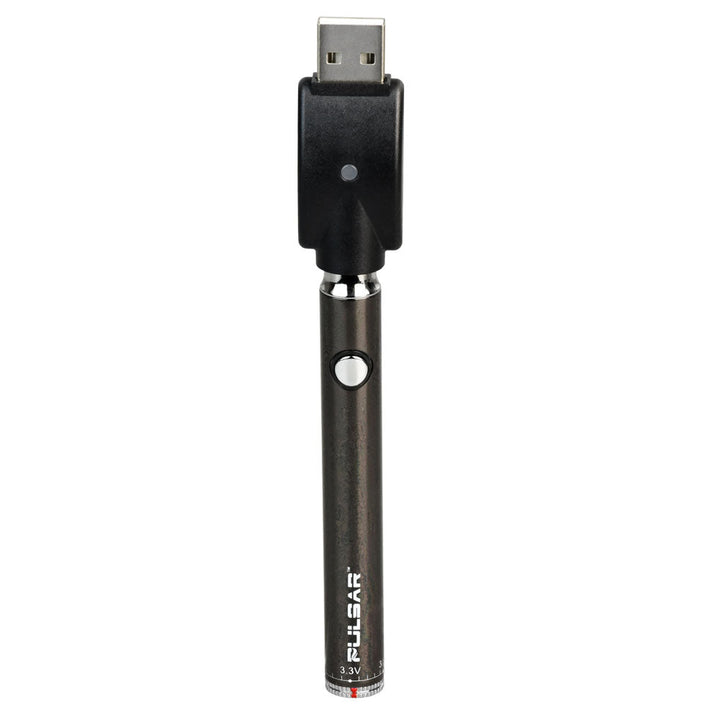 Gunmetal Slim Spinner VV 510 Thread Vape Battery