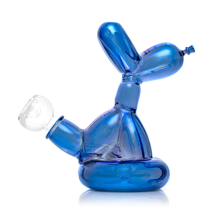Right side view of the Small Balloon Dog Water Pipe