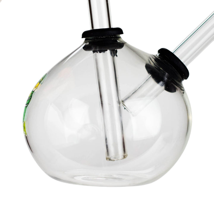 Round ball bulb chamber of Snooper Mini Oil Burner Pipe for smooth vapor