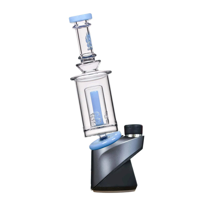 SOL Puffco Peak Glass Attachment in milky blue