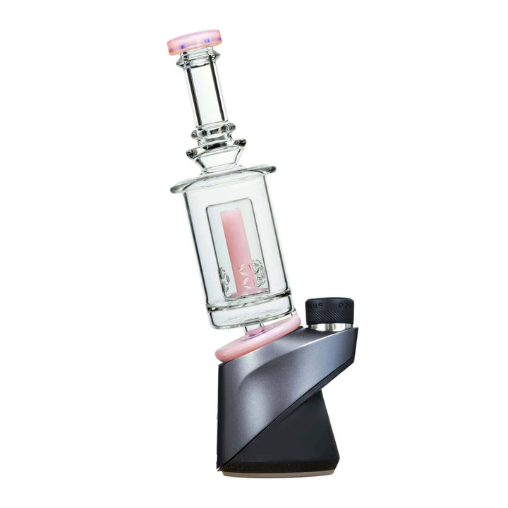 SOL Puffco Peak Glass Attachment in milky pink