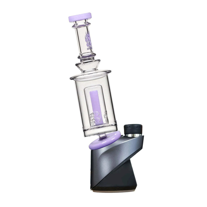 SOL Puffco Peak Glass Attachment in milky purple