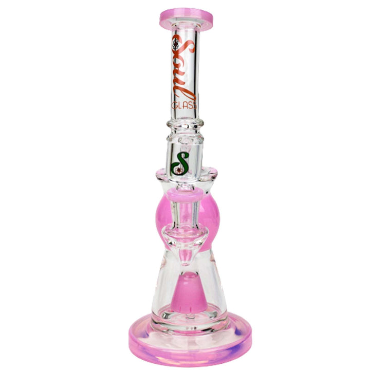 Back View of SOUL Glass 2-in-1 Bong and Dab Rig
