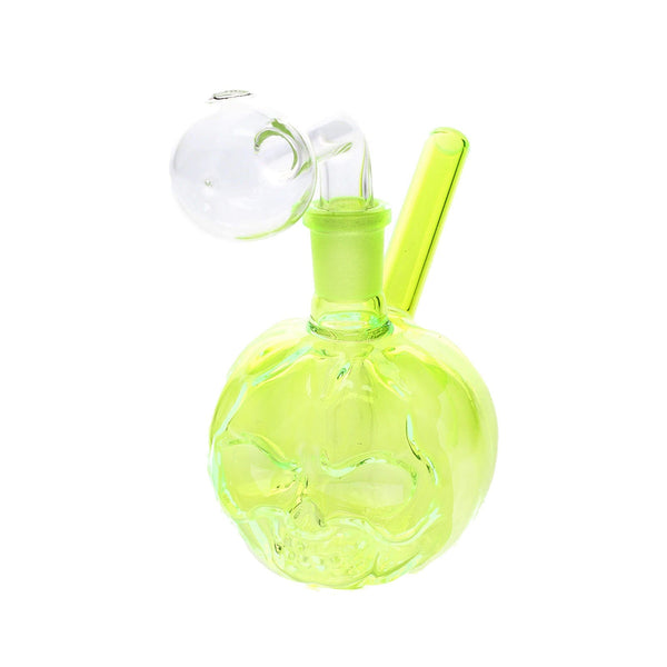 Spooky Gourd Pumpkin Skull Bubbler Oil Burner