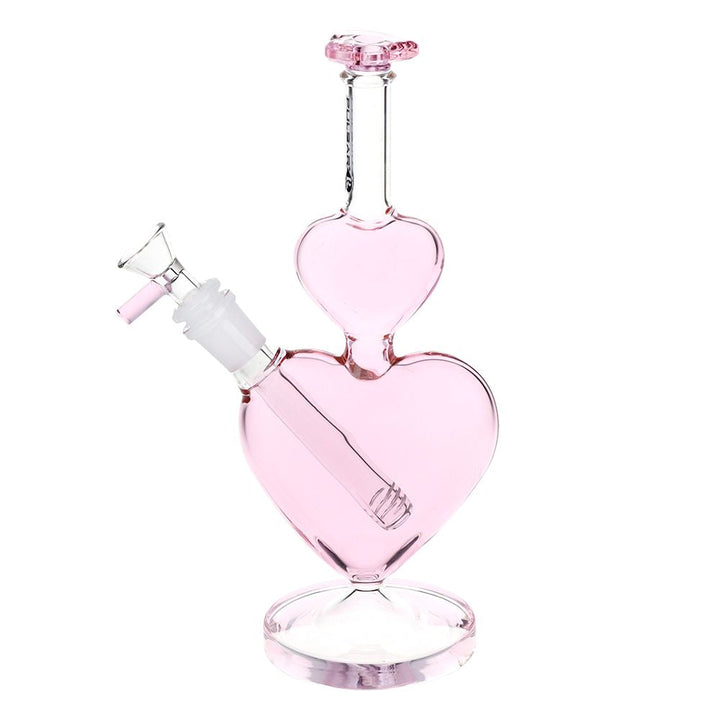 Stacked Heart Bong with charming heart design