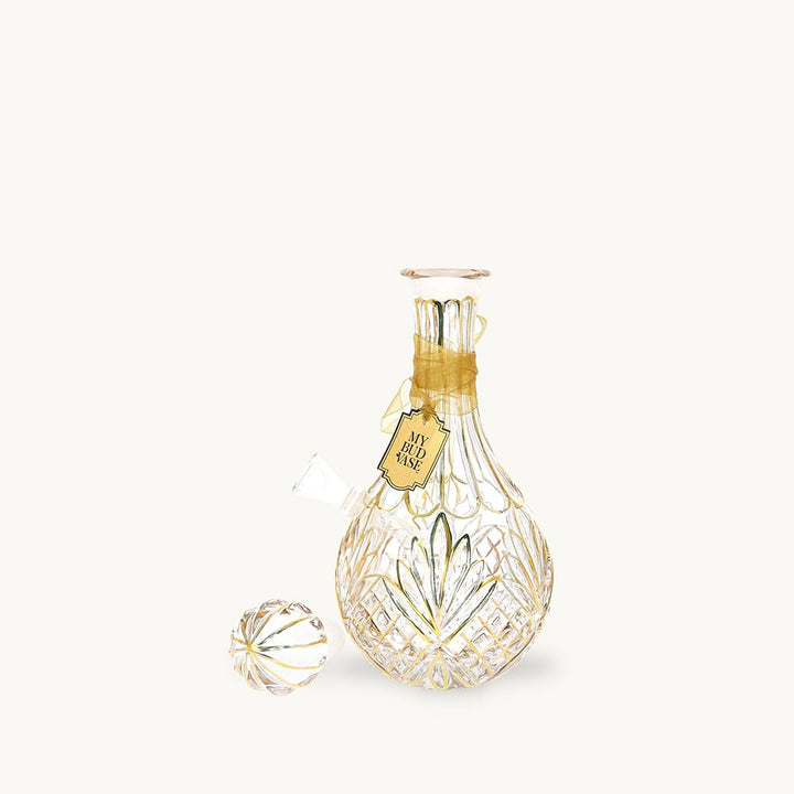 Stardust Flower Vase Bong disassembled showing all parts