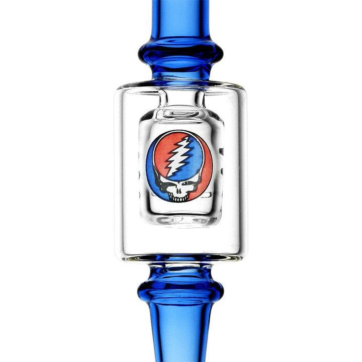 Closeup of Steal Your Face Dabs Straw diffusion chamber