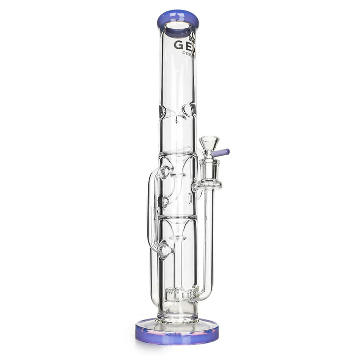 15" Stemless Dual Chamber Recycler Water Pipe showing dual-chambered recycling design