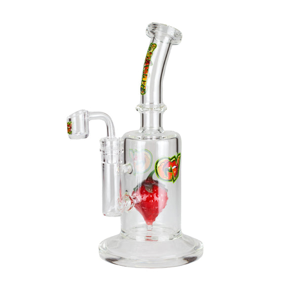8.5 inch Strawberry Perc Dab Rig